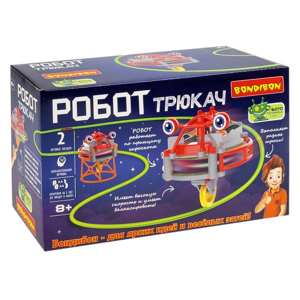 Опыт Робототехника Робот - Трюкач с гироскопом Bondibon - фото 1