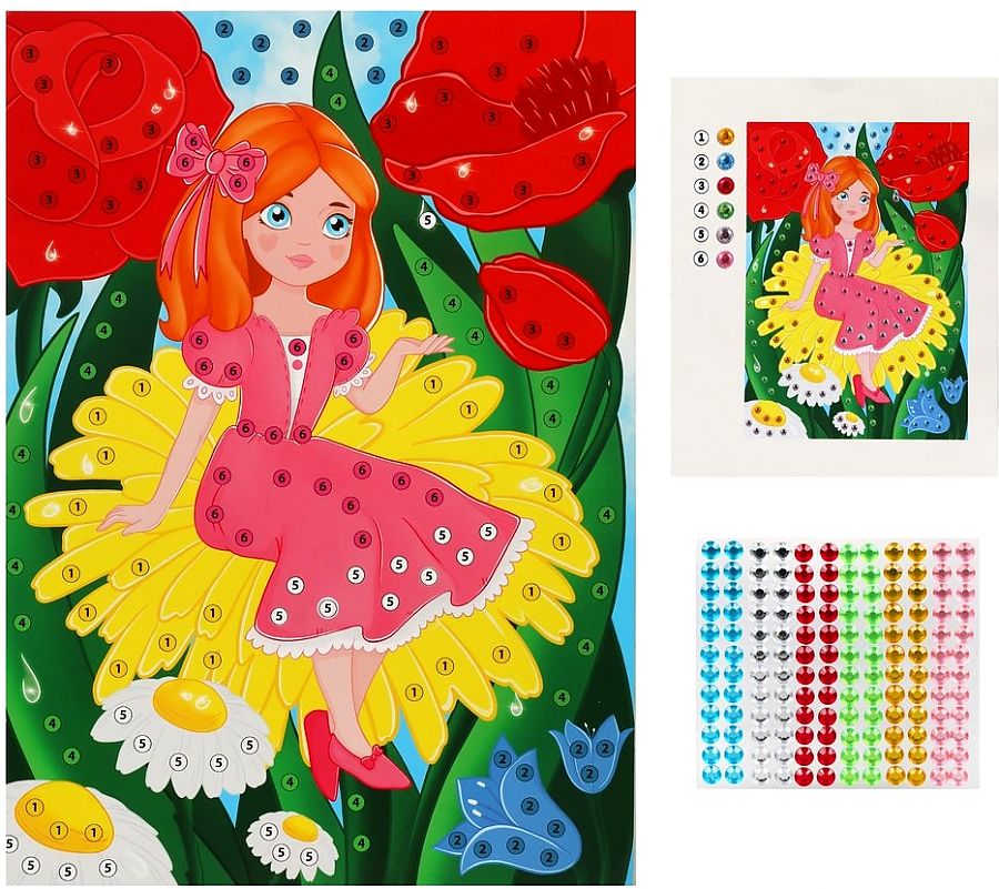 Аппликация Дюймовочка - фото 1