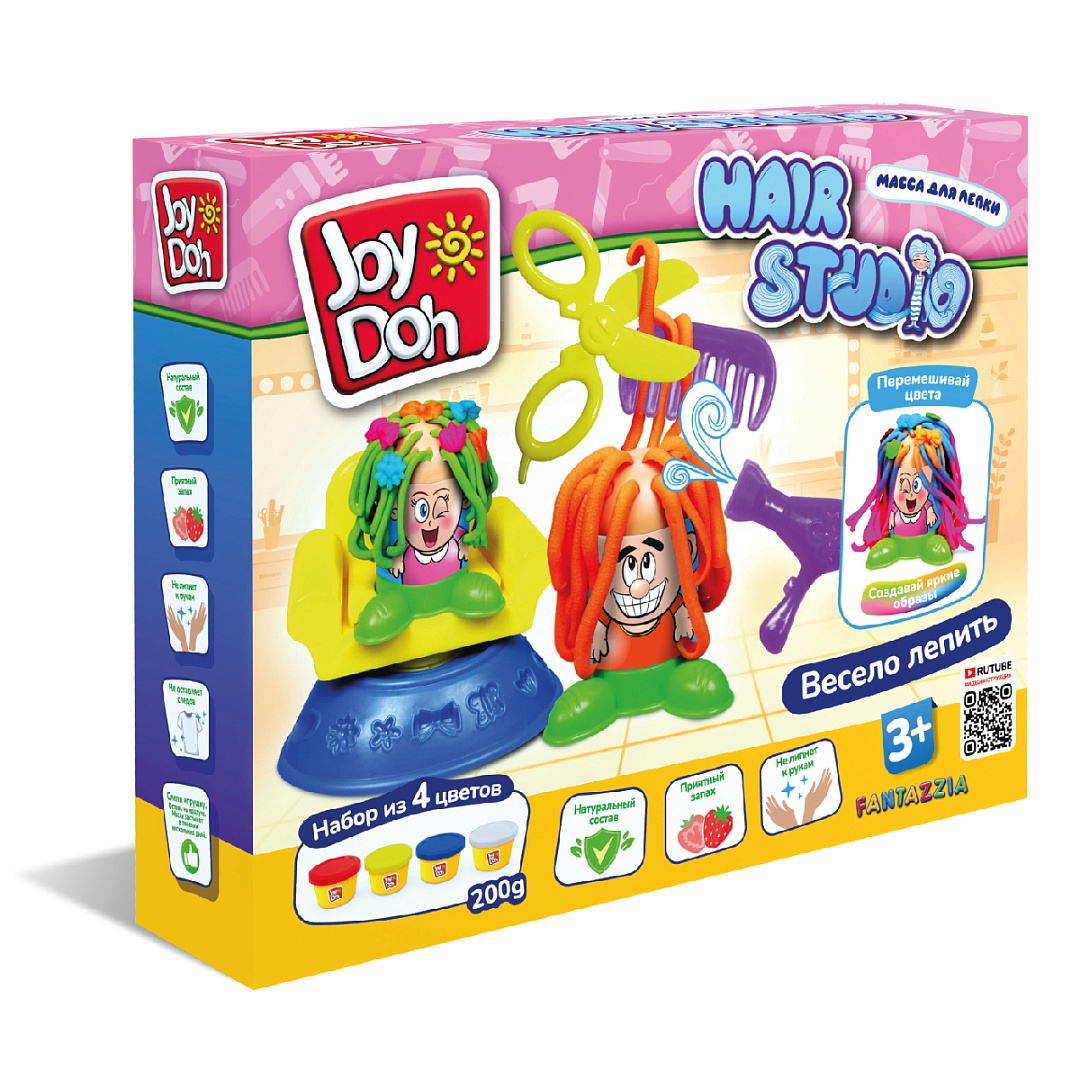 Тесто для лепки Прически Joy Doh - фото 1