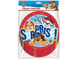 Тарелки Щенячий патруль 18см*6шт - фото 1