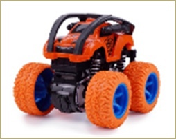 Машина Внедорожник - перевертыш оранжевый (8) - фото 1