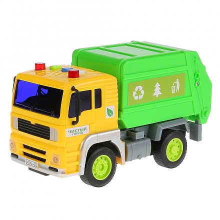 Машина инерционная Мусоровоз (свет, звук) - фото 1