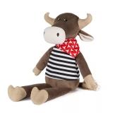 Мягкая игрушка Бык Гаврила в Тельняшке - фото 1