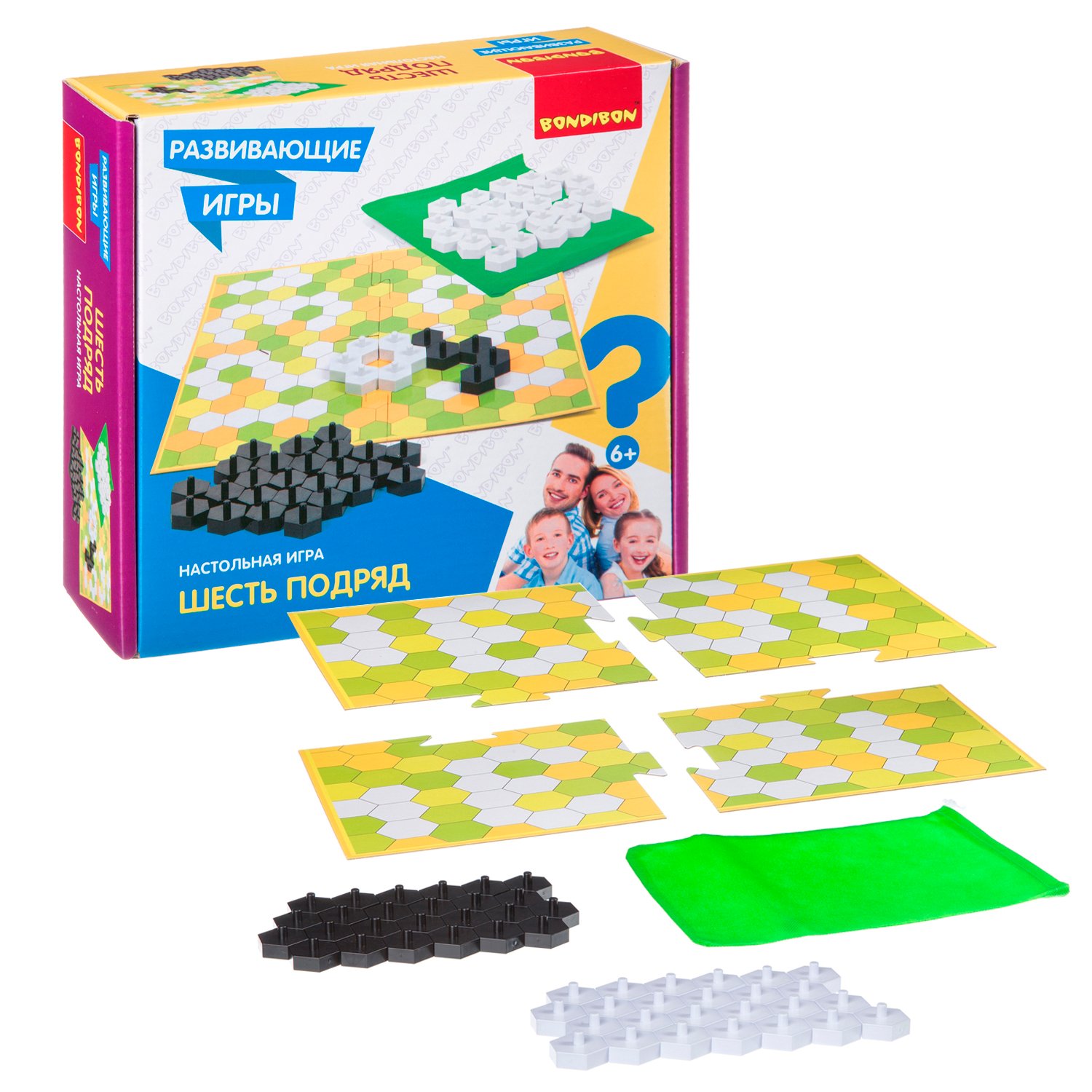 Настольная игра Шесть подряд - фото 1