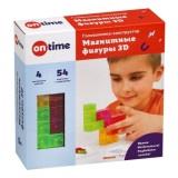 Головоломка Магнитные фигуры 3D 54 задания - фото 1