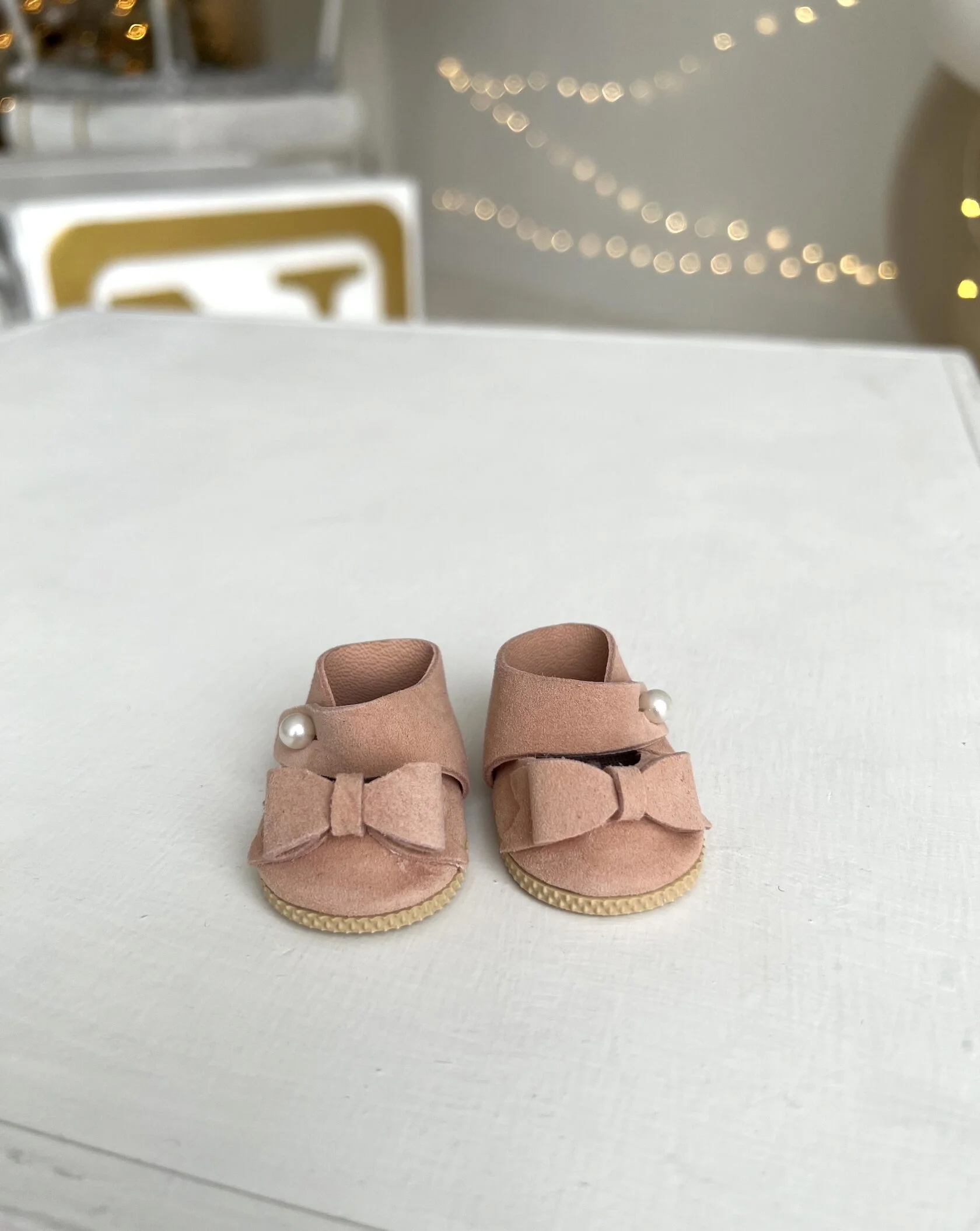 Одежда для кукол 32см Туфельки беж-оранж. PAOLA REINА DSO - фото 1