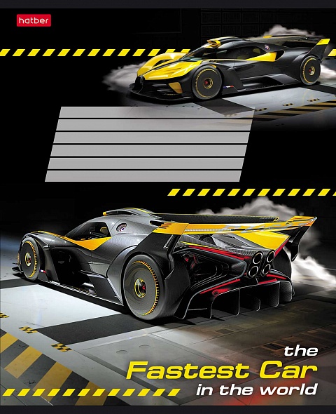 Тетрадь 18л. клетка Я люблю гонки Hatber - миниатюра 5