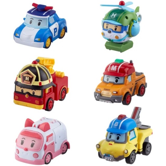 Трансформер мини 6шт Робокар Поли - миниатюра 2