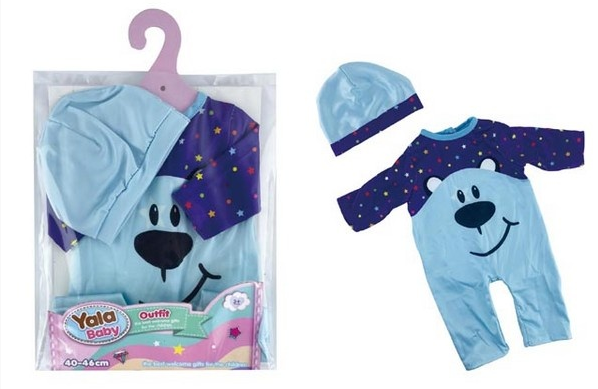 Одежда для кукол 40-46 см Комбинезон и шапка в/п - фото 1