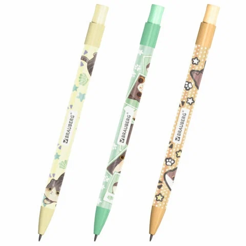 Карандаш механический 2,0 Милые коты BRAUBERG (24) - фото 1
