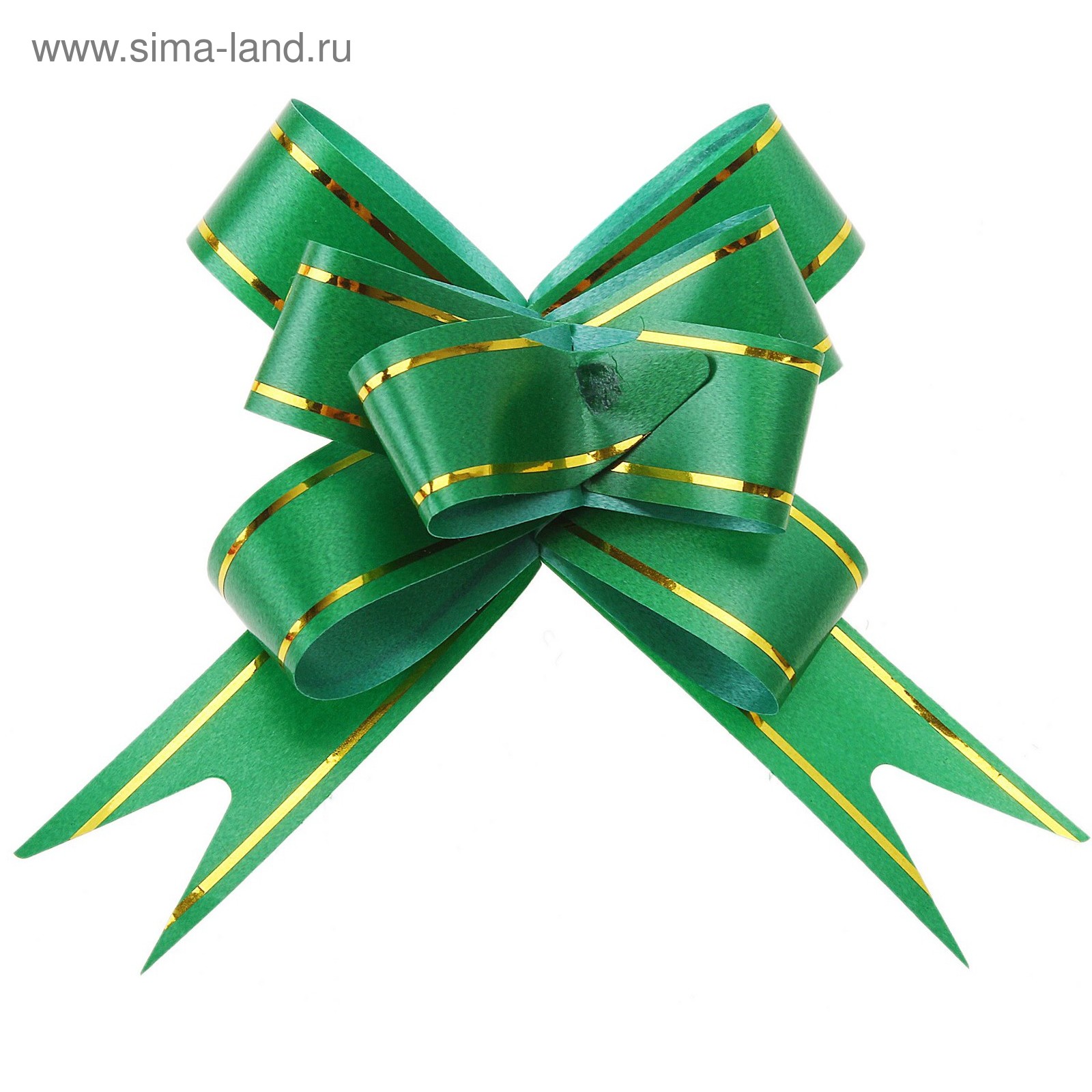 Бант бабочка зелен. 1,8см - фото 1