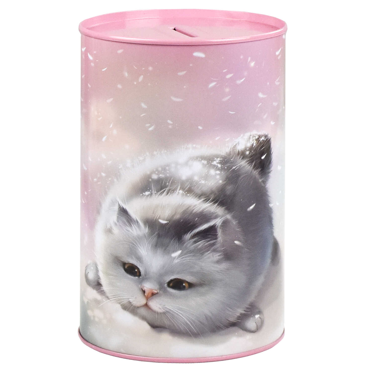 Копилка Пухлые коты метал. Феникс - фото 1