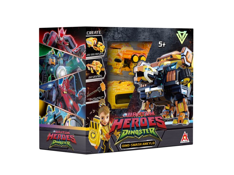 Трансформер Диностер Дино - бот Анкило Смэш 4в1 - миниатюра 2