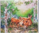 Картина стразами 30*40 Олени - фото 1