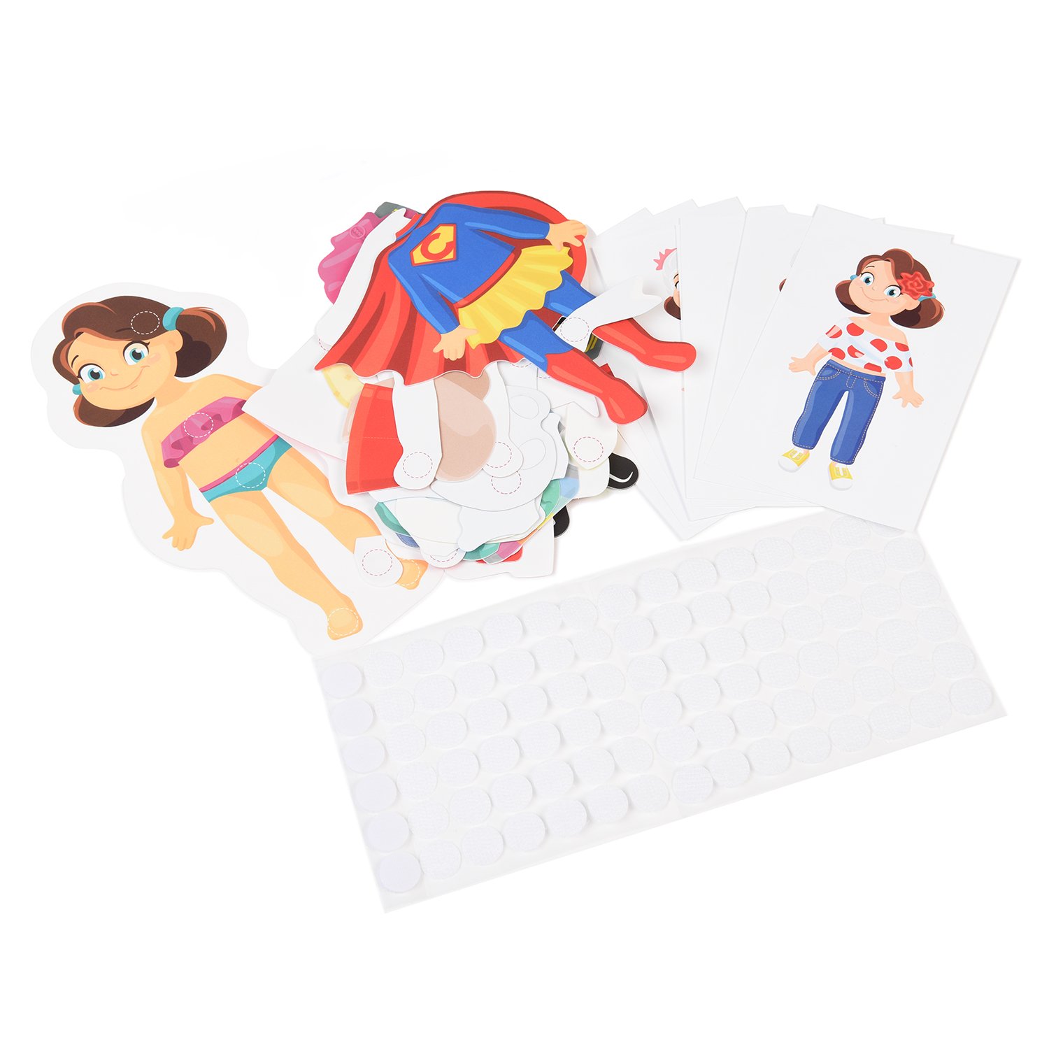 Пластик на липучках Одевашки - миниатюра 2