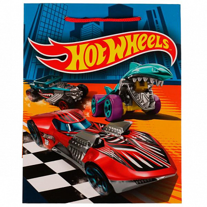 Пакет подарочный Хот Вилс 18*22 - фото 1