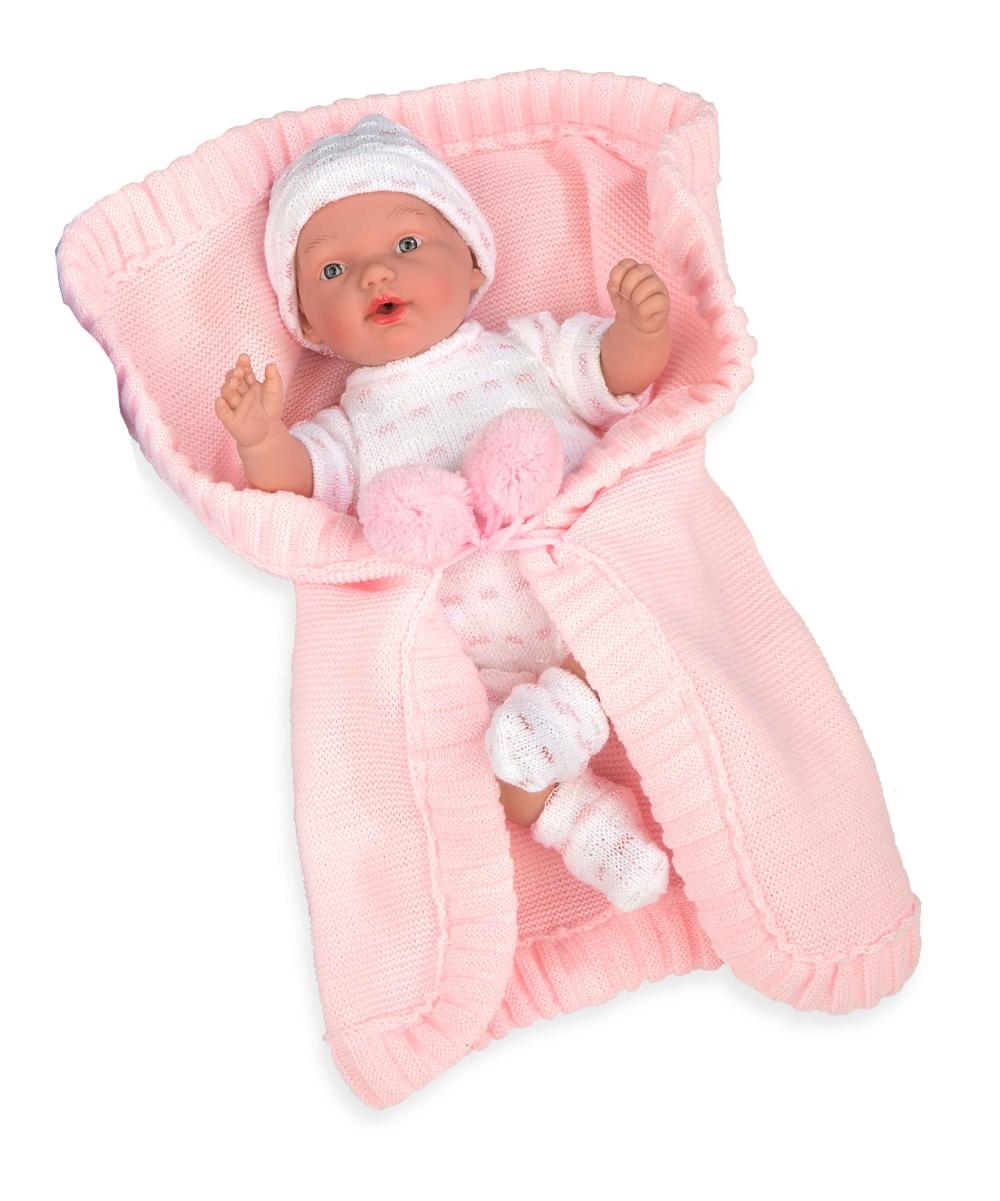 Пупс 28см. мягк. роз. зв. - фото 1