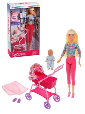 Кукла 29см Люси на прогулке Defa - фото 1