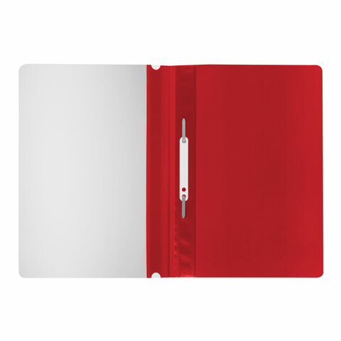 Папка - скоросшиватель А4 пластик красн.120мкм STAFF - фото 1