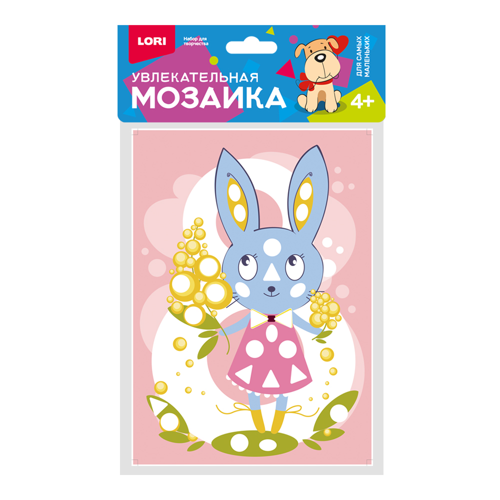 Аппликация мягкая Зайка - фото 1