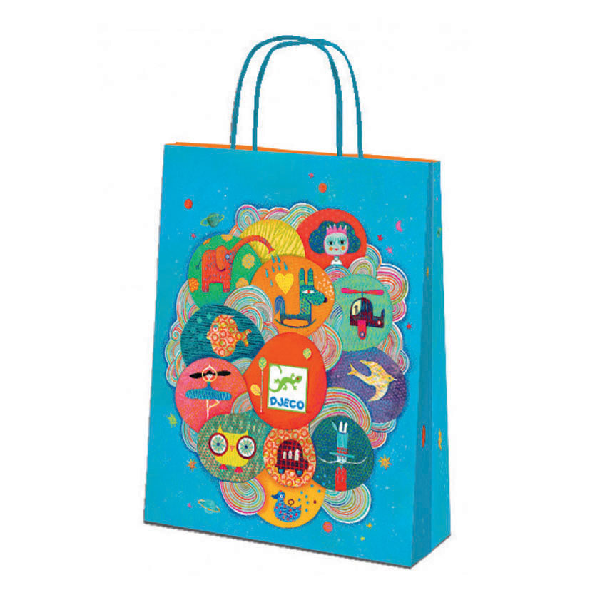 Пакет подарочный 32*40 с логотипом DJECO - фото 1