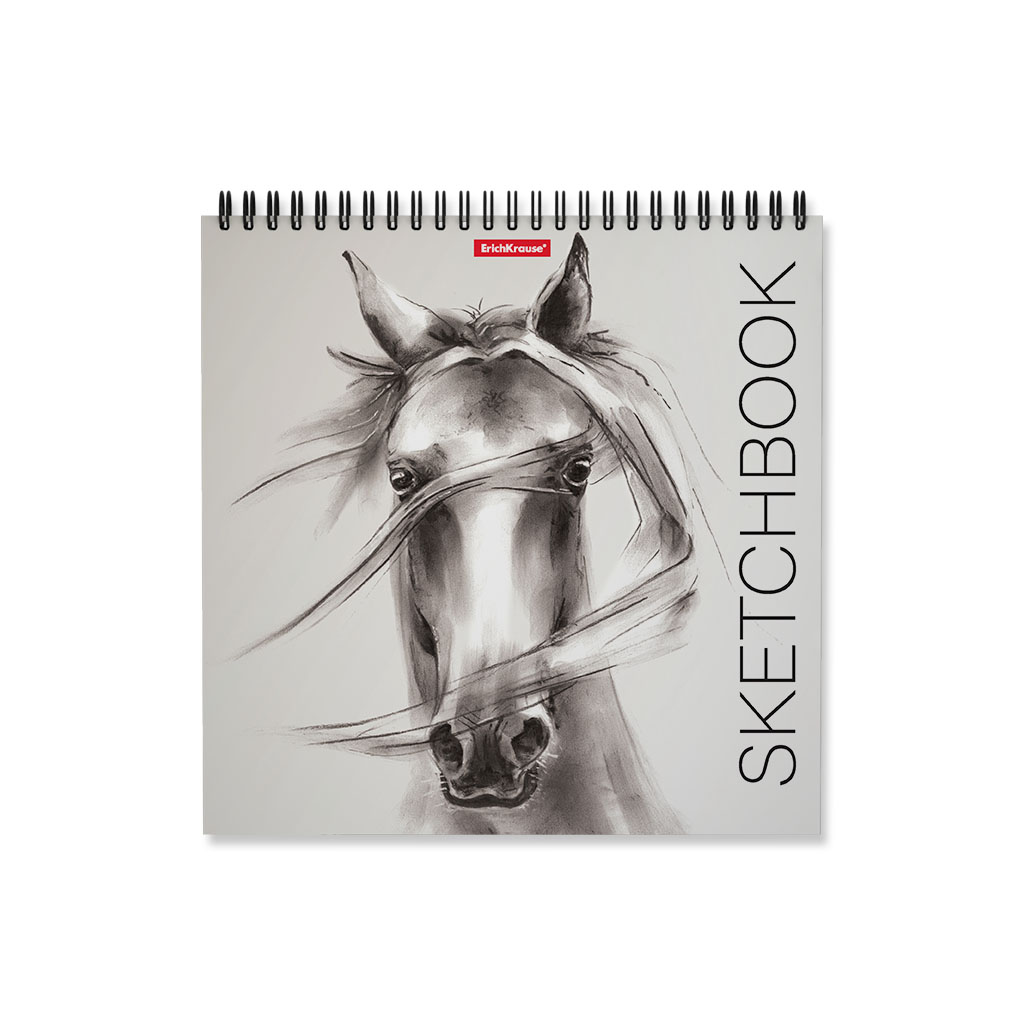 Скетчпад бел. бум. 40л. Wild Horse - миниатюра 2