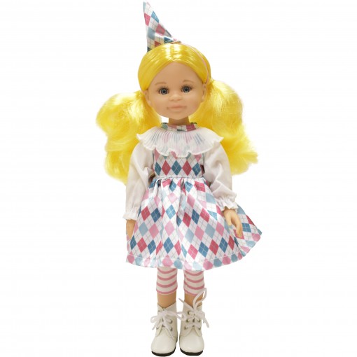 Кукла Клео Коломбина 32см с желт. волосами PAOLA REINА - фото 1