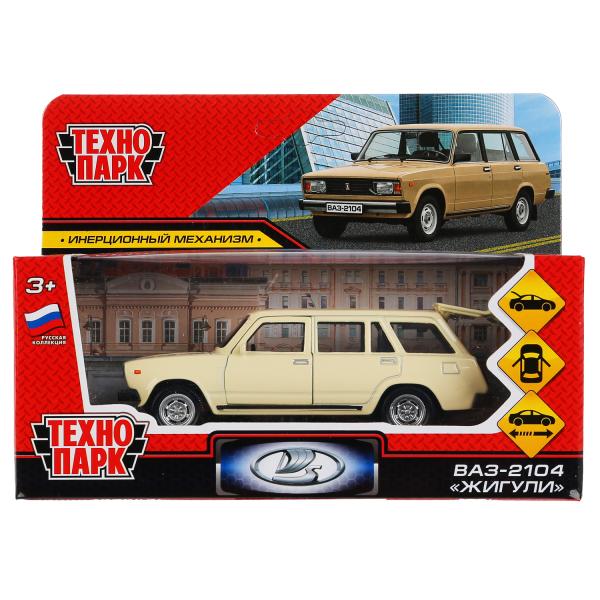 Модель мет. ТЕХНОПАРК ВАЗ-2104 Жигули - фото 1