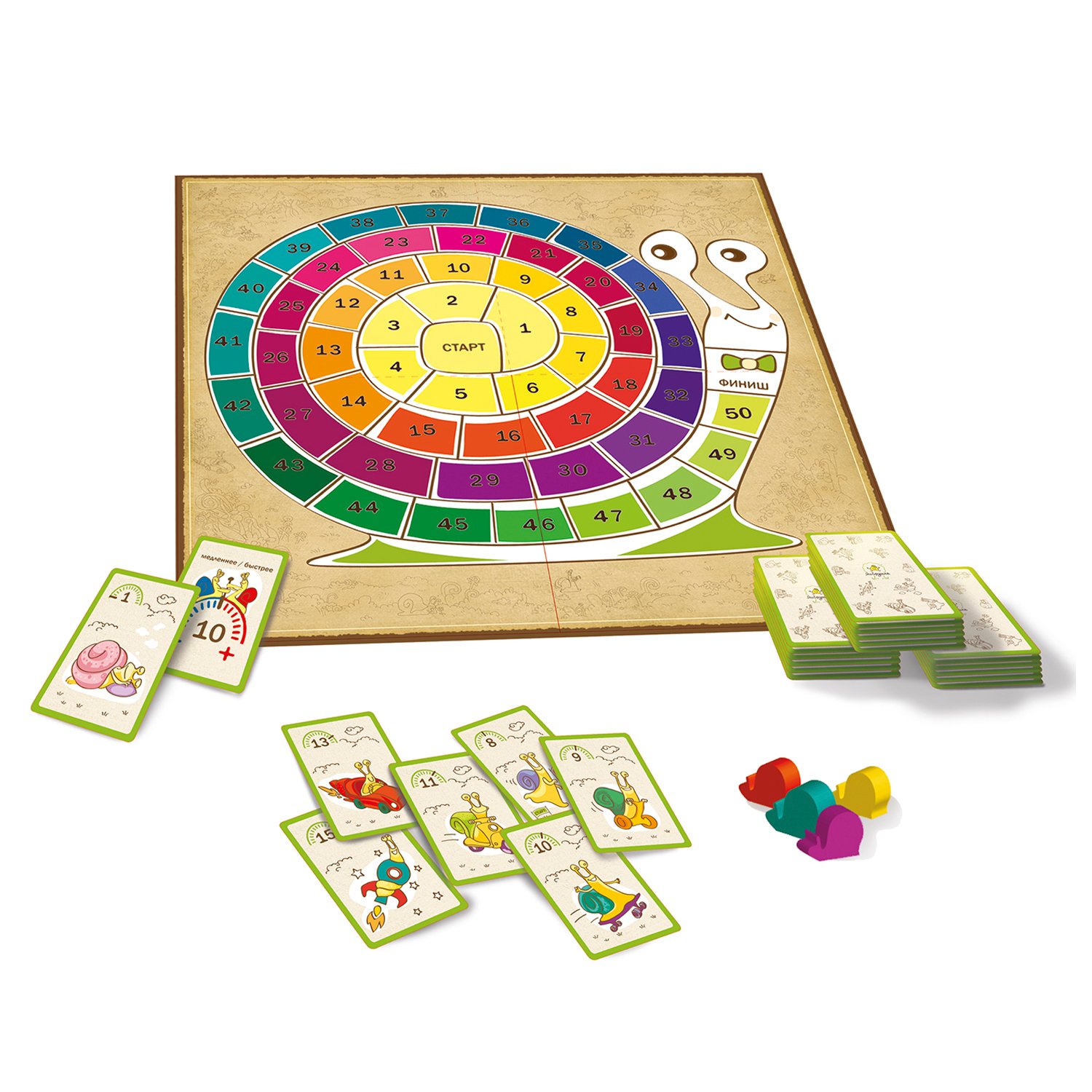 Настольная игра Со скоростью улитки - фото 1