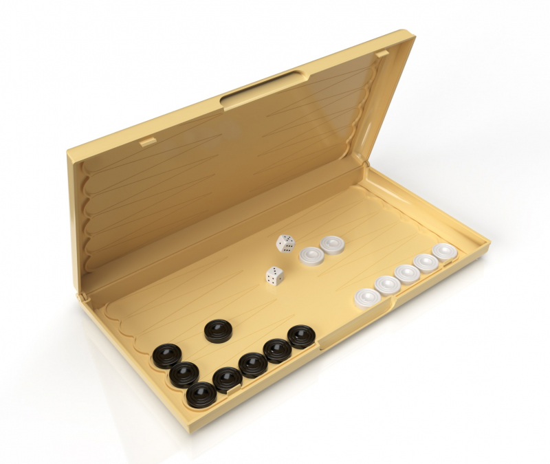 Настольная игра Шашки шахматы нарды 3 в 1 ДК - миниатюра 2