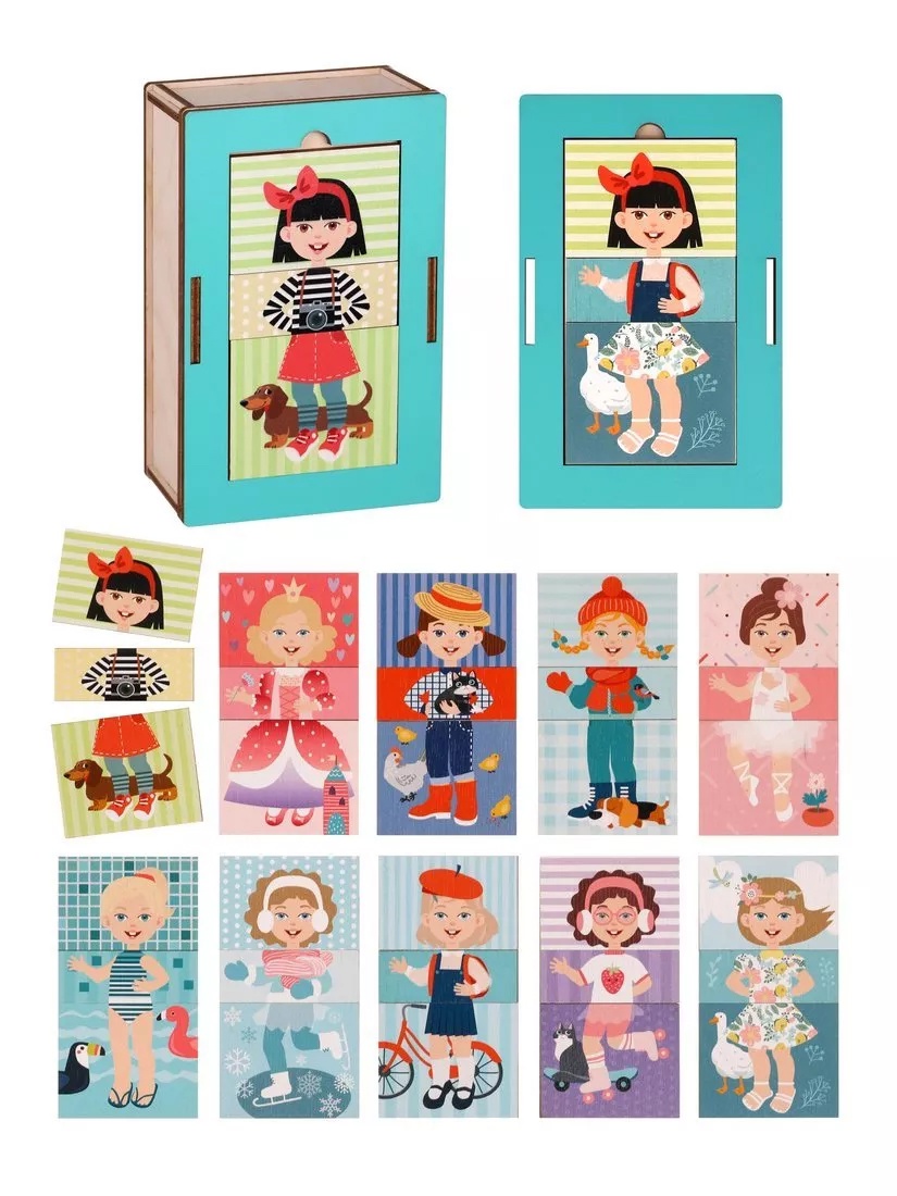 Пазл деревянный Подбери одежду 30дет. Mapacha - фото 1