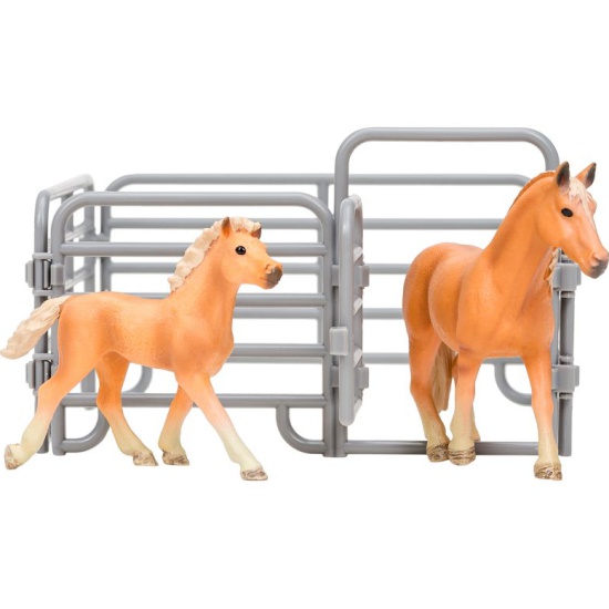 Фигурка коллекционная Лошадь авелинская с жеребенком - миниатюра 2