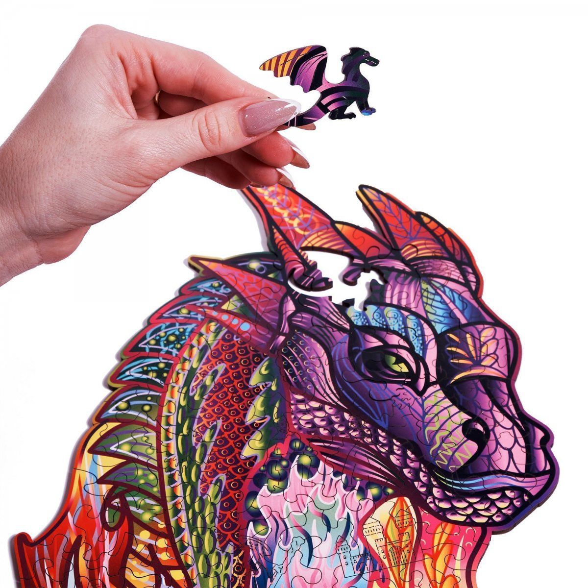 Пазл деревянный Волшебный Дракон Wood Trick - миниатюра 2