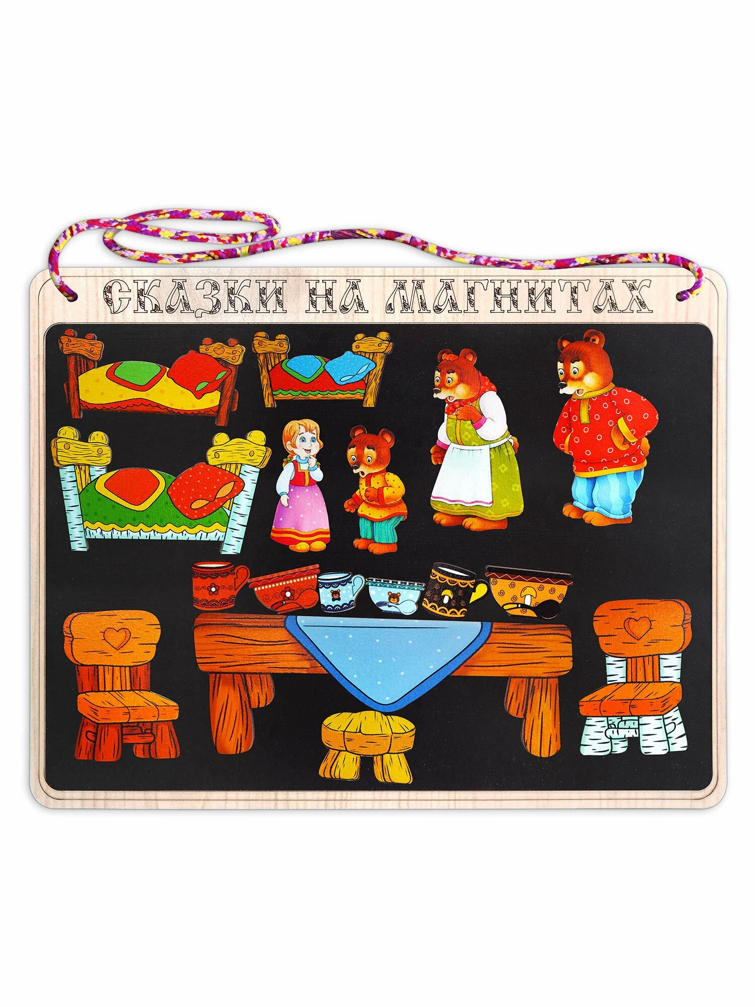 Настольная игра магнитная Три медведя - фото 1