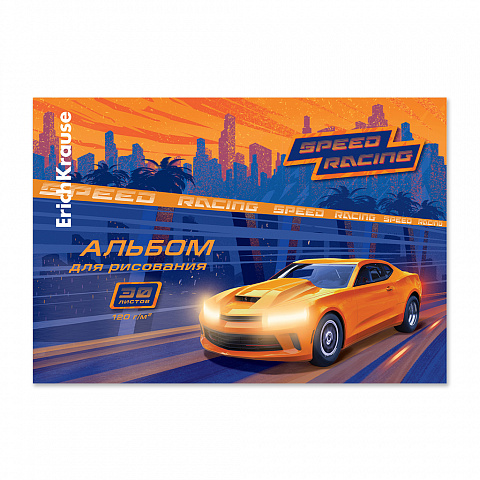 Альбом для рисования 30л Sport Car EK - фото 1