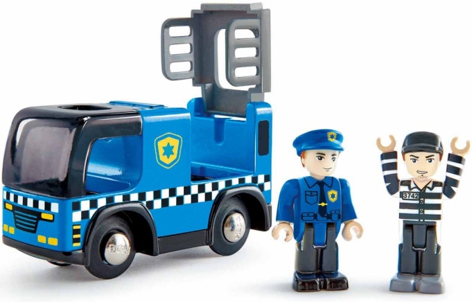 Автомобиль Полицейская машина с сиреной Hape - фото 1