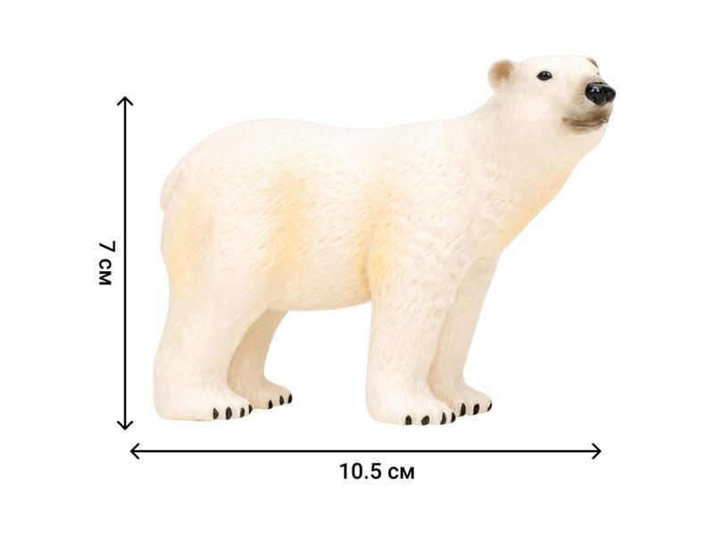 Медведь белый Семья 3 фигурки - миниатюра 2