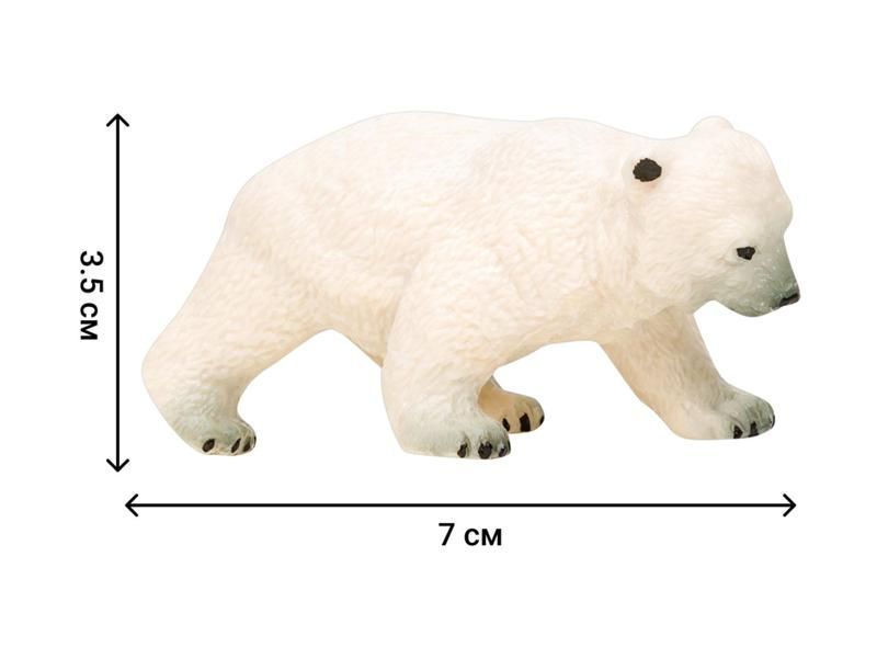 Медведь белый Семья 3 фигурки - миниатюра 3