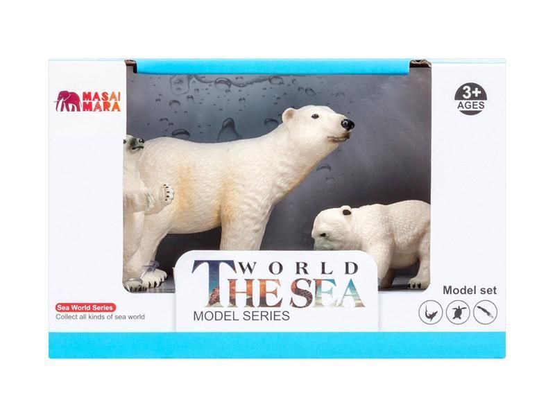 Медведь белый Семья 3 фигурки - миниатюра 5