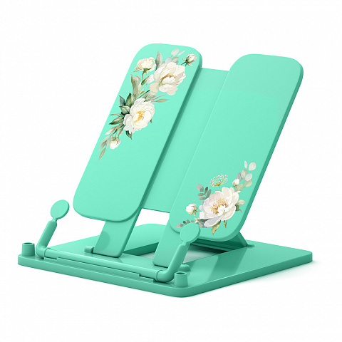 Подставка для книг Pastel Bloom зеленая ЕК - фото 1