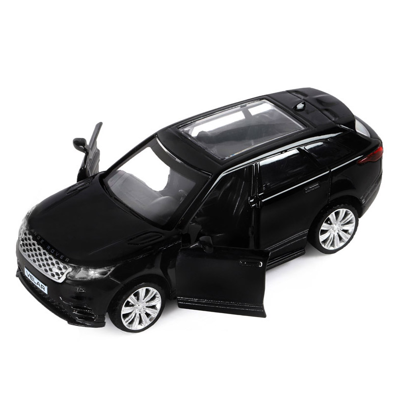 Машина металлическая Автопанорама 1:42 Land Rover Velar чёрн. - фото 1