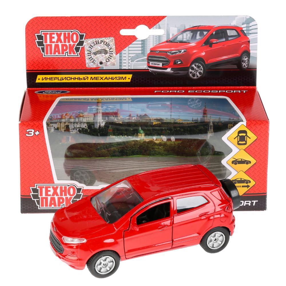 Машина металлическая ТЕХНОПАРК FORD ECOSPORT красн. - фото 1