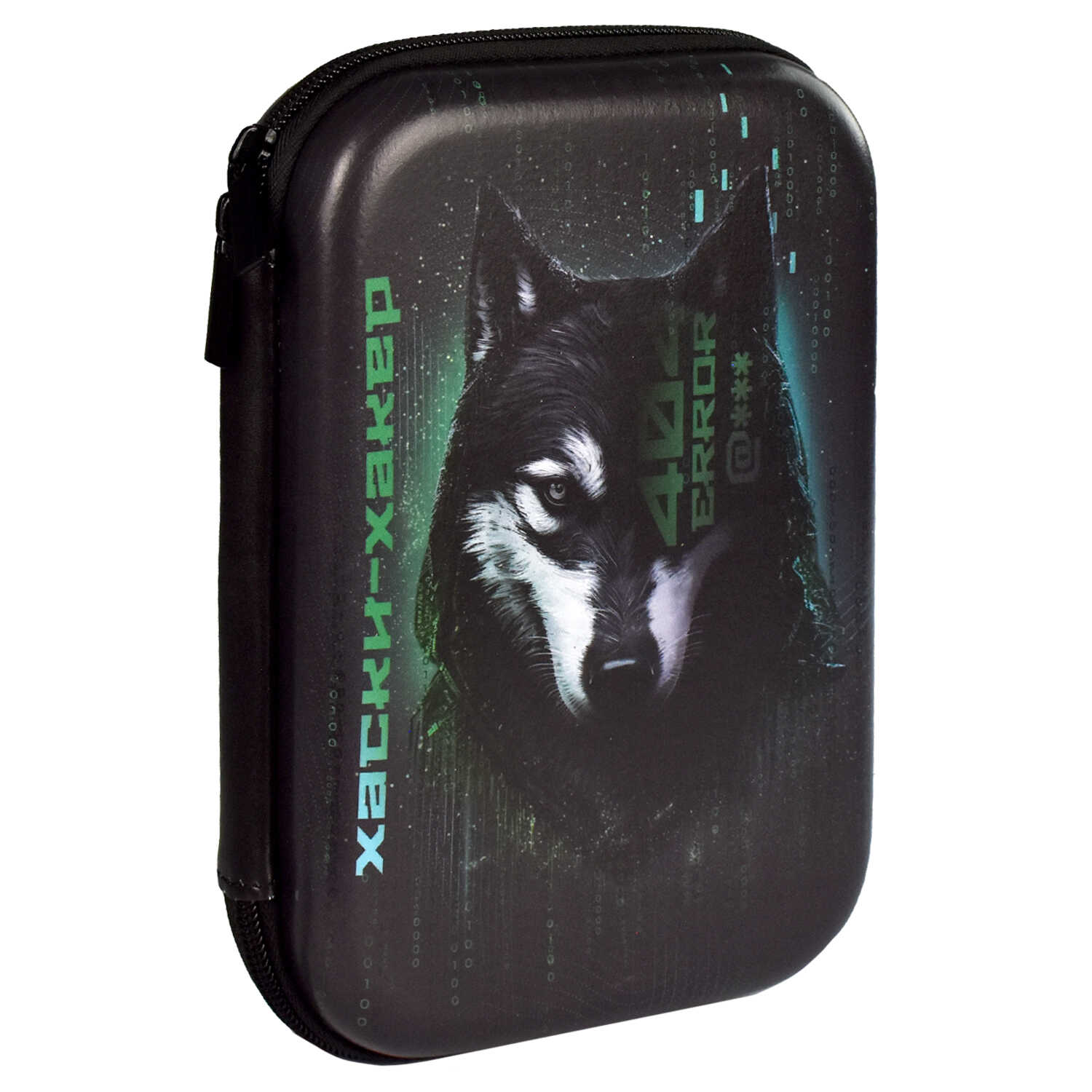 Пенал 1 отд. с откидной планкой Киберживотные Феникс - фото 1