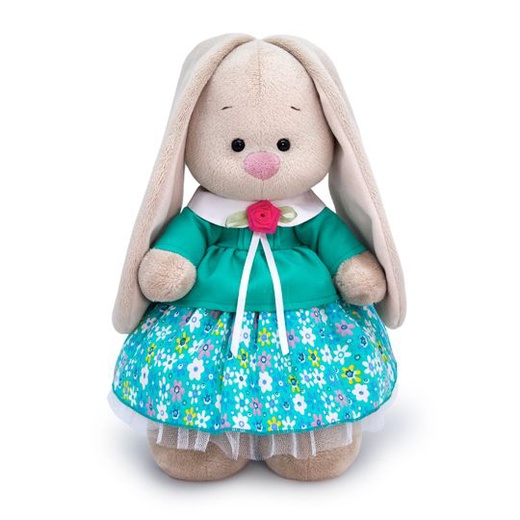 Мягкая игрушка Зайка Ми в бирюзовой курточке - фото 1