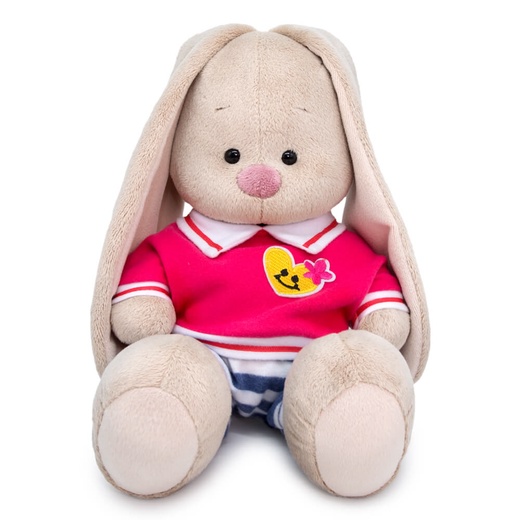 Мягкая игрушка Зайка Ми в толстовке поло - фото 1