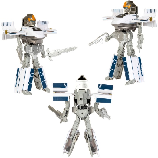 Трансформер Робот - Поезд 2в1 голуб. Bondibon - фото 1