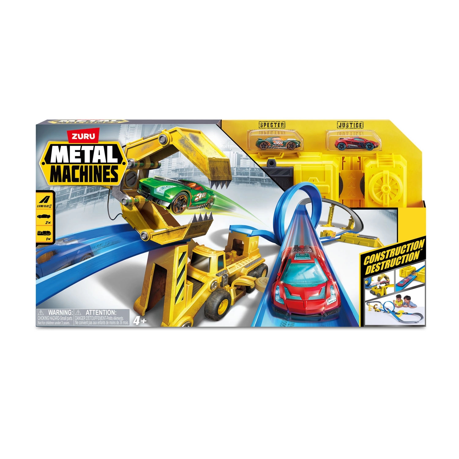 Трек гоночный Уничтожение Construction METAL MACHINES