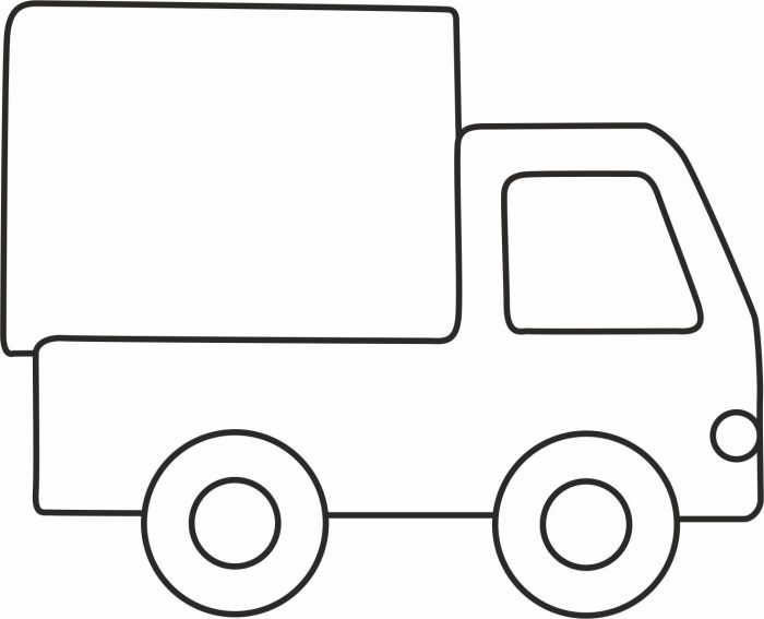 Трафарет Машинка №1 А6 - фото 1