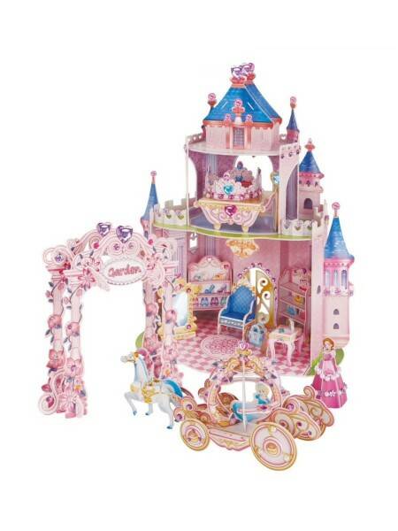 Пазл 3D Замок принцессы с садом 92д. - фото 1