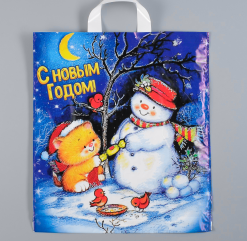 Пакет петлевой Вечерок 38*42 - миниатюра 2